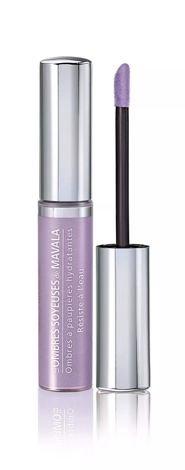 Seidiger Lidschatten mit Schaumstoff-Applikator - Feuchtigkeitsspendend - Guimauve (zartes lila)
