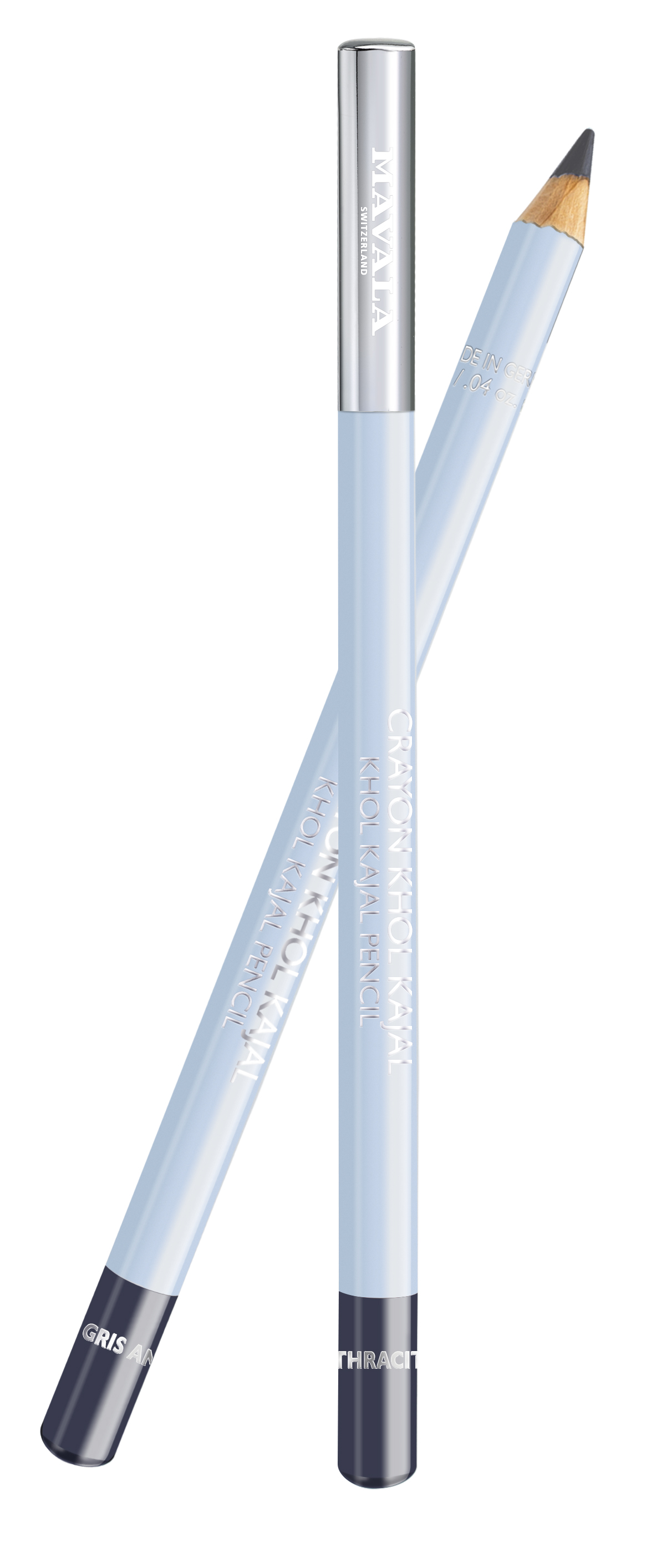 935.06 KHÔL KAJAL - Stift - Gris Anthracite (dunkelgrau) - Augenkontur-Stift für einen strahlend schönen Blick - Vegan