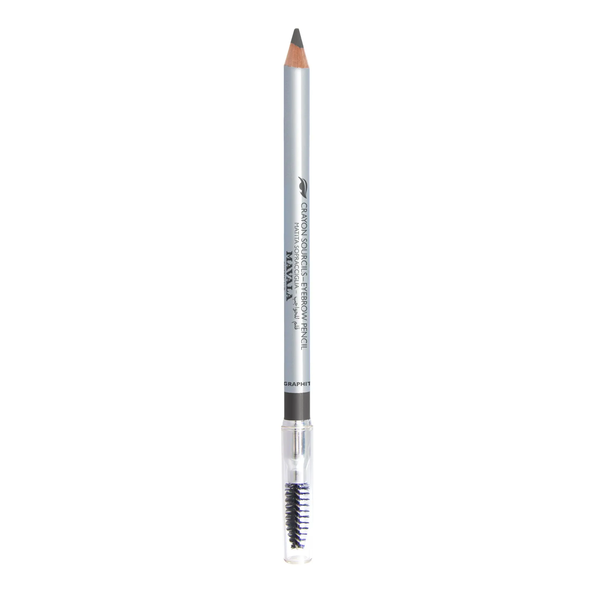 Augenbrauen-Stift mit Bürste - Graphite  - Für einen intensiven Ausdruck - Vegan 
