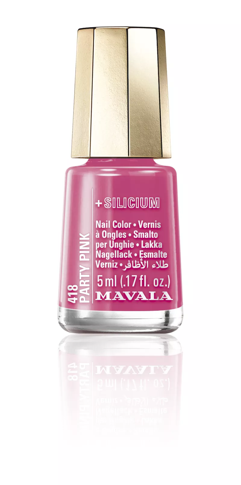 Party Pink - 5 ml - der vegane Nagellack +Silicium