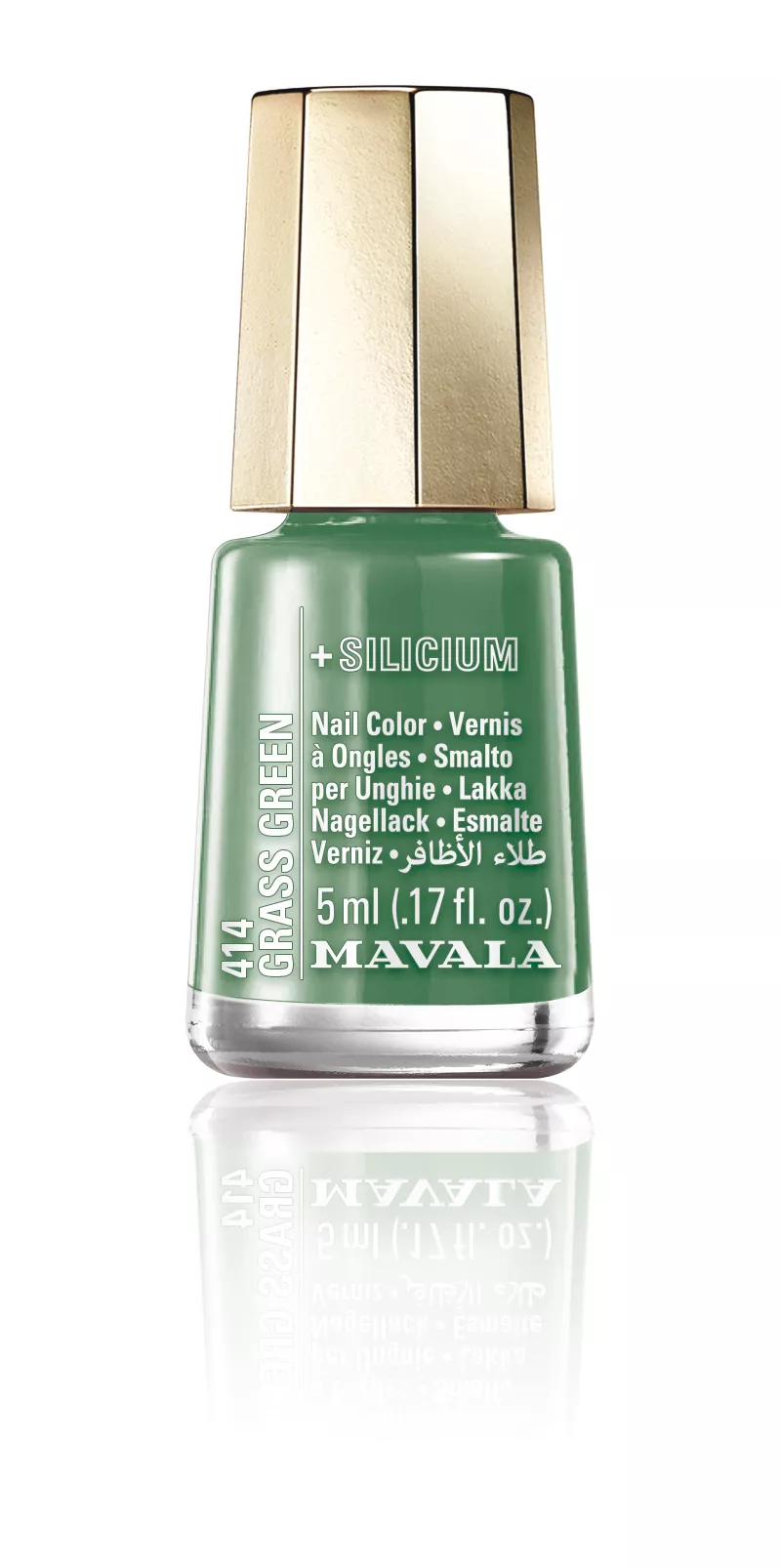 Grass Green - 5 ml - der vegane Nagellack +Silicium