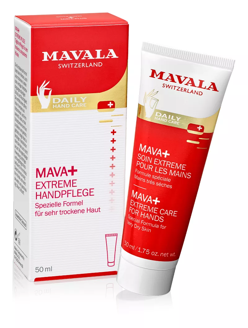 MAVA+  - Handcreme für extreme, sehr trockene, strapazierte Hände  -  Vegan