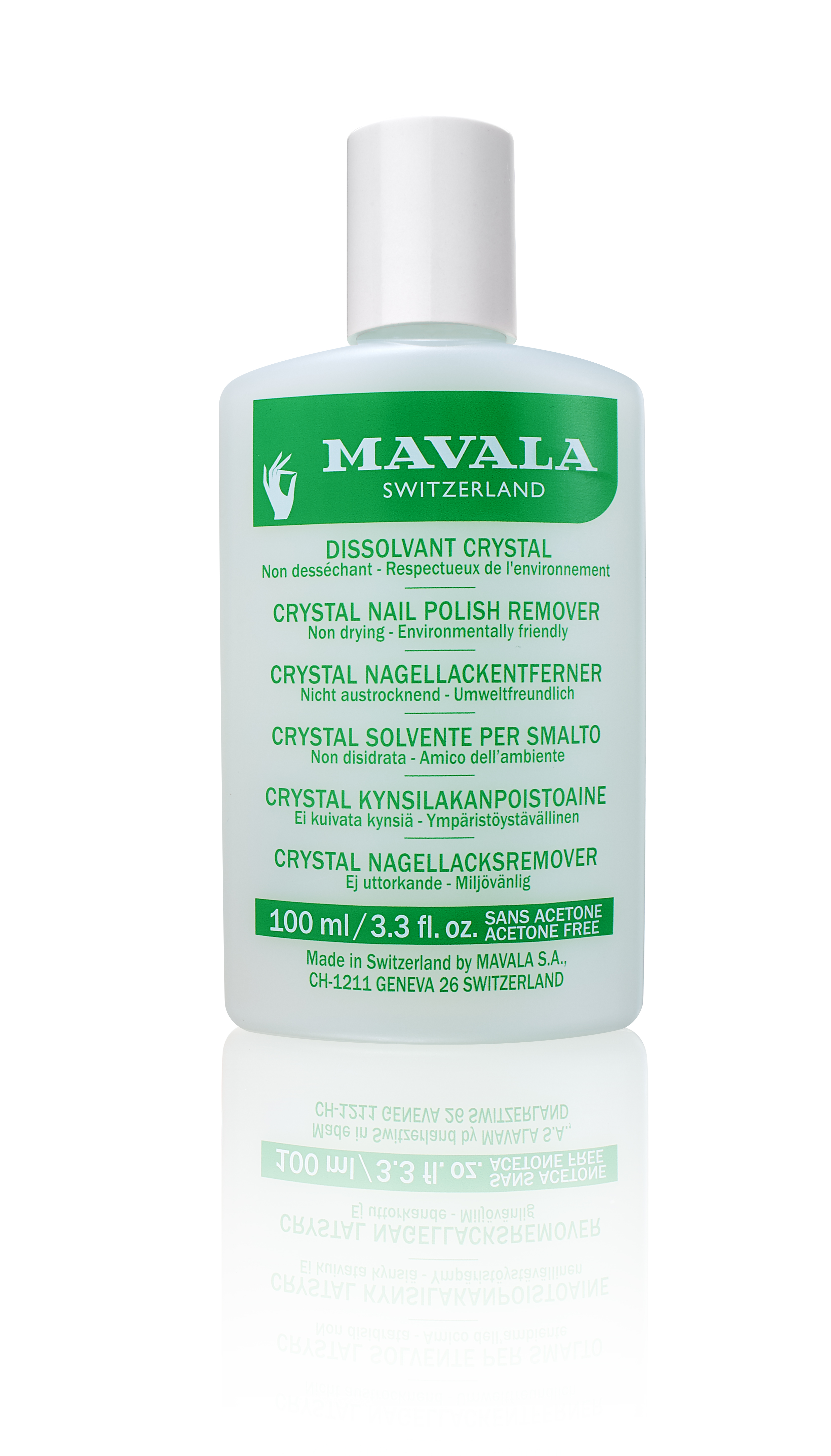 926.20  MAVALA - Crystal Nagellackentferner - ohne Aceton, ohne Geruch, ohne Farbstoff
