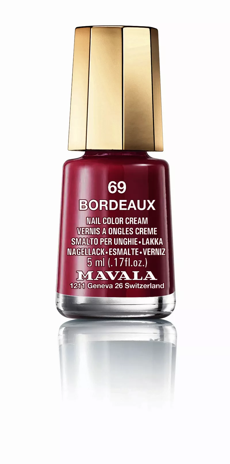 Bordeaux - 5 ml - der vegane Nagellack