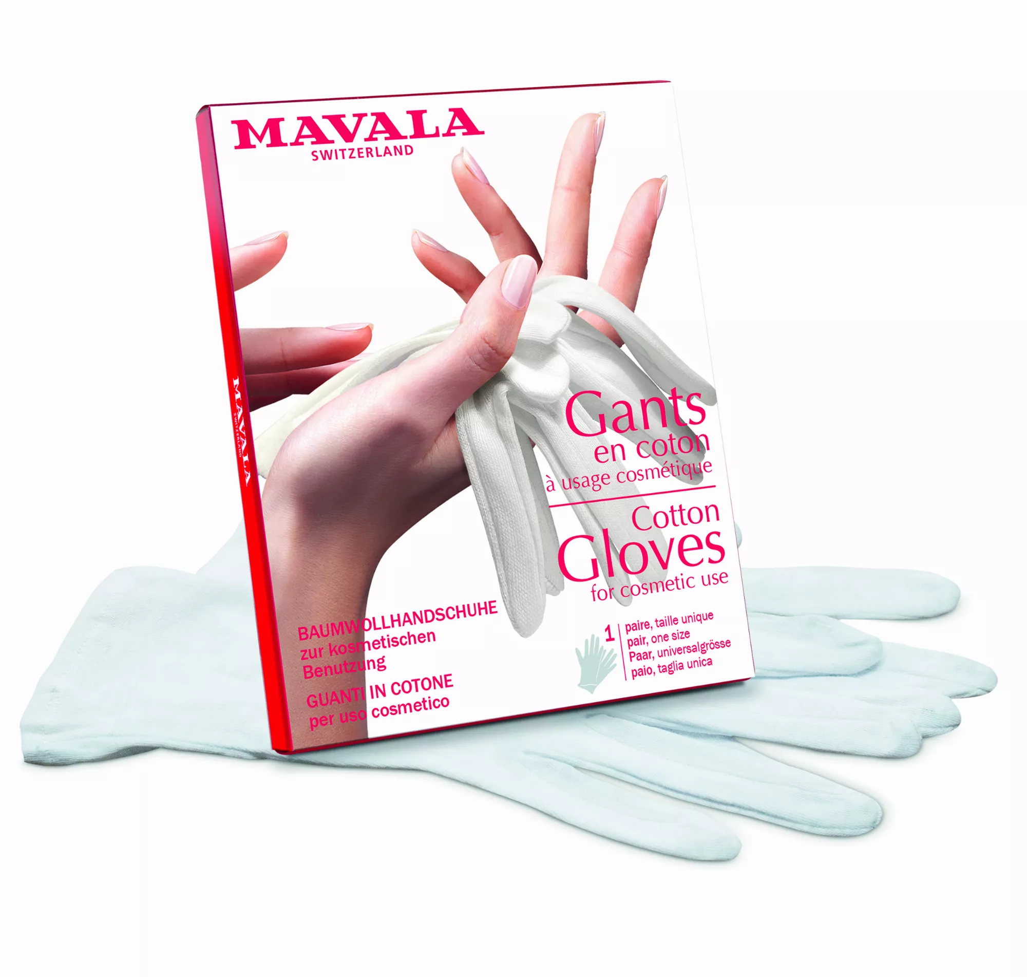 MAVALA  BAUMWOLLHANDSCHUHE zur kosmetischen Benutzung (1Paar)