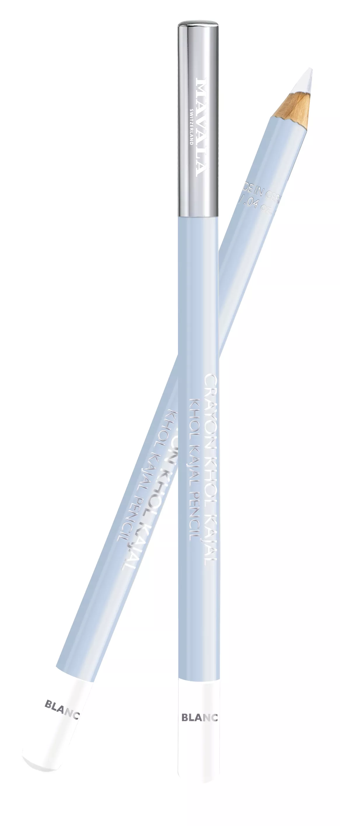 KHÔL KAJAL - Stift  - Blanc (weiß)  - Augenkontur-Stift für einen strahlend schönen Blick   - Vegan