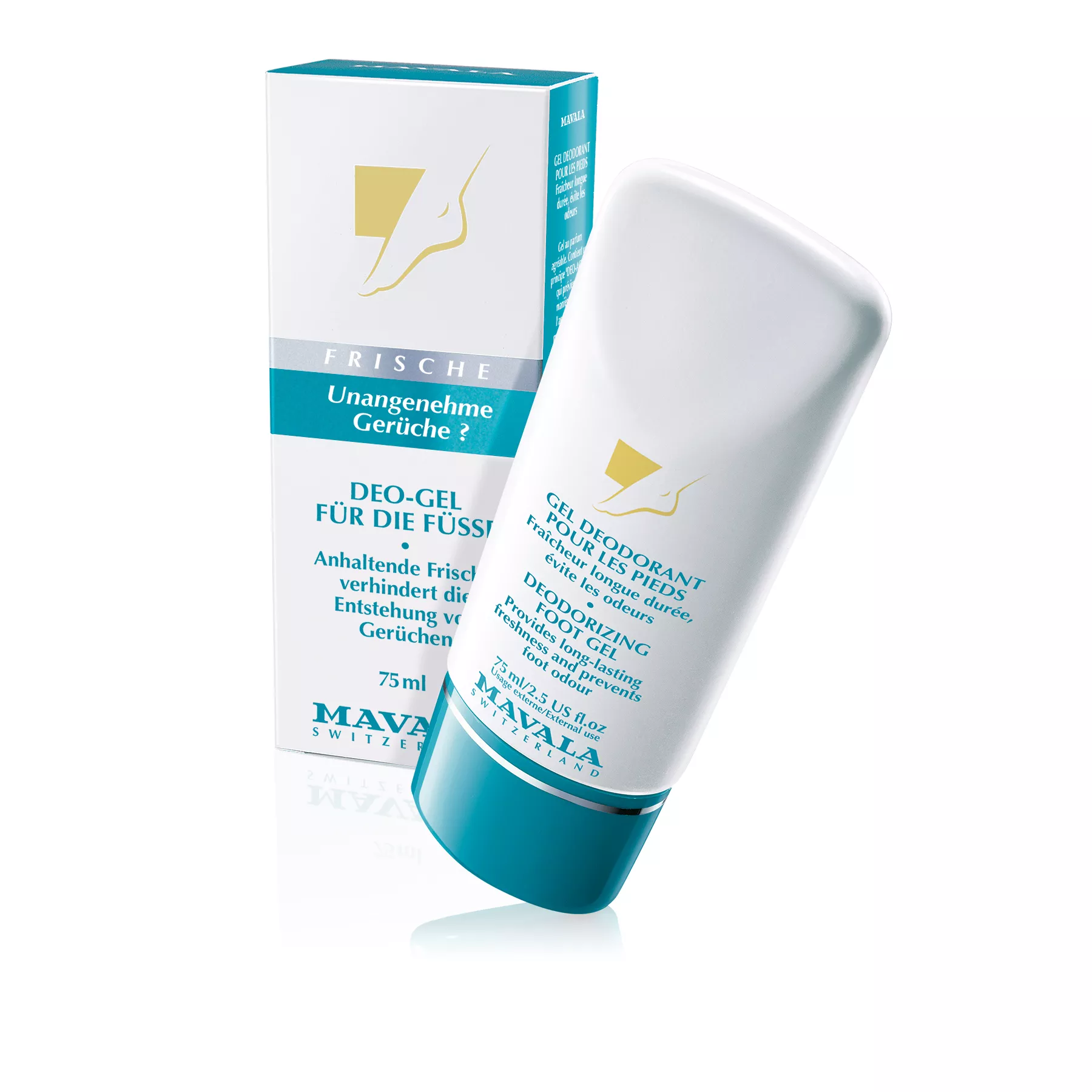 DEO-GEL für die Füße  -  anhaltende Frische, verhindert die Entstehung von Gerüchen  - Vegan