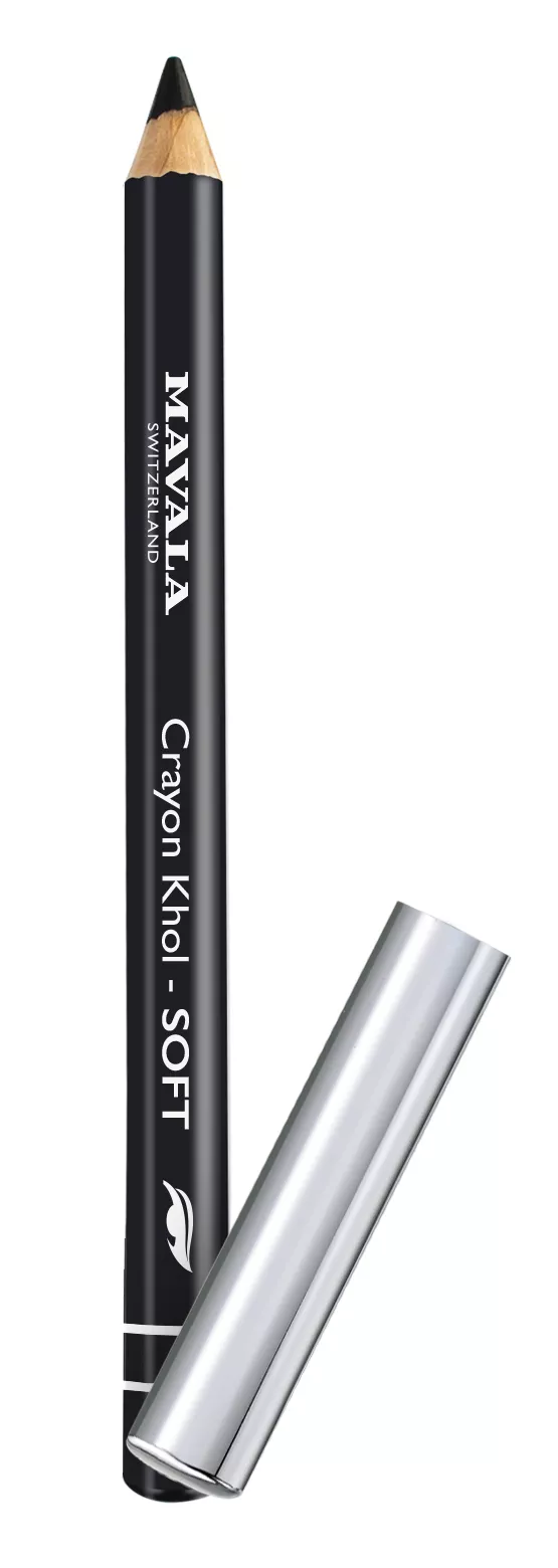 Crayon Khol-Soft - Black Intense (schwarz)  - Augenkontur-Stifte - Für einen strahlenden Blick  - Vegan
