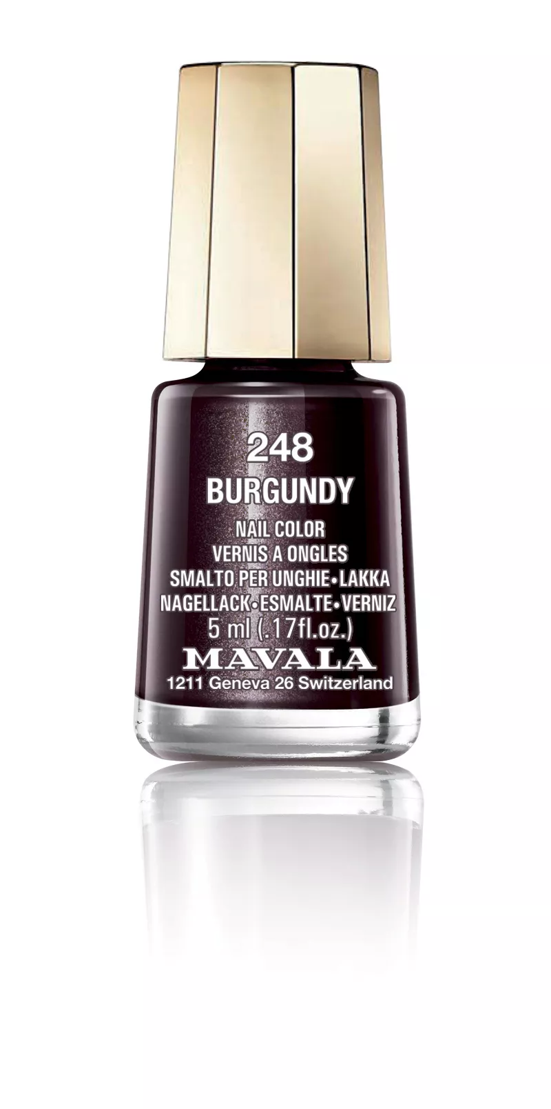 Burgundy - 5 ml - der vegane Nagellack