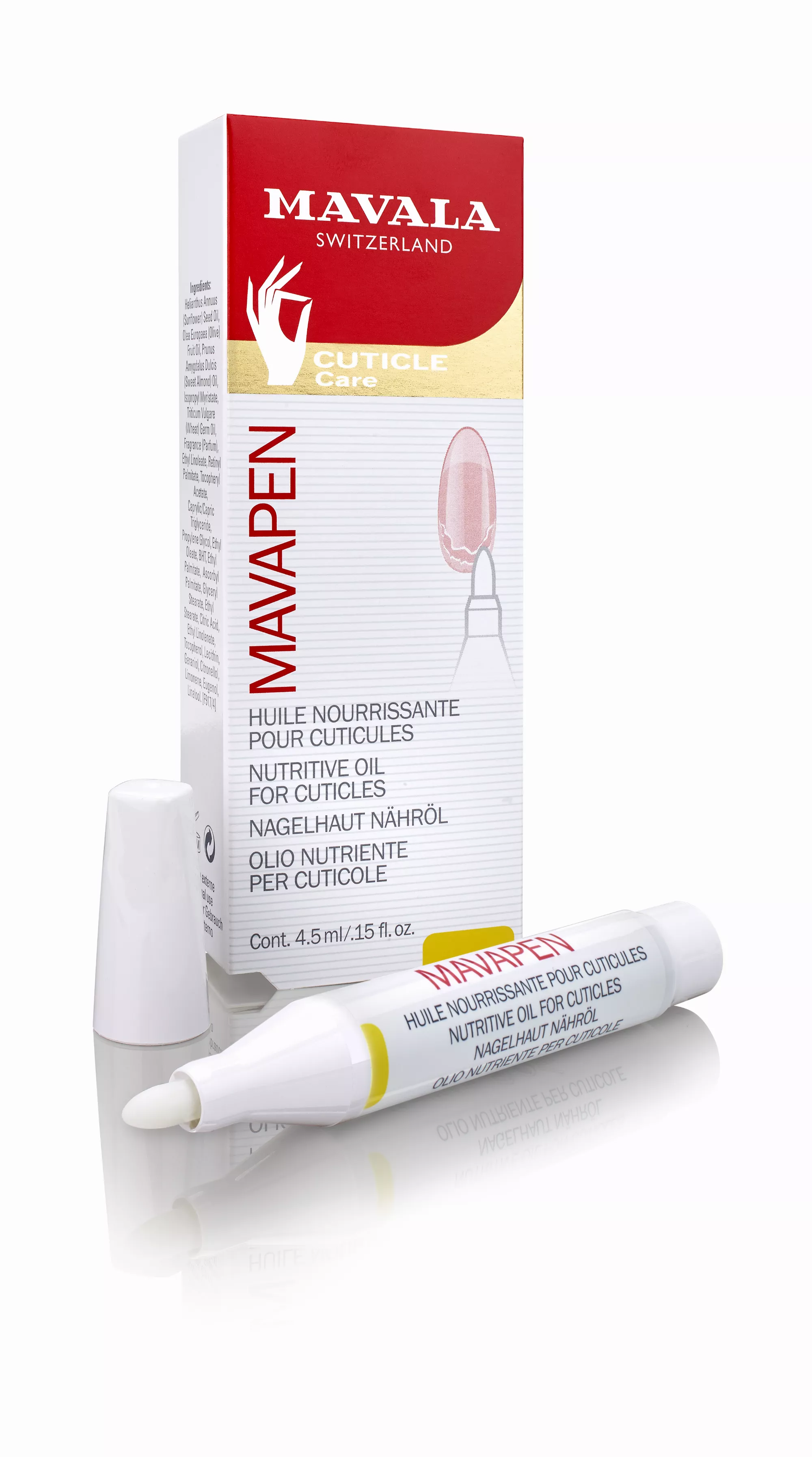 MAVAPEN - Nagelhaut-Nährölstift -  Nährendes Öl für die Nagelhaut  -  Vegan
