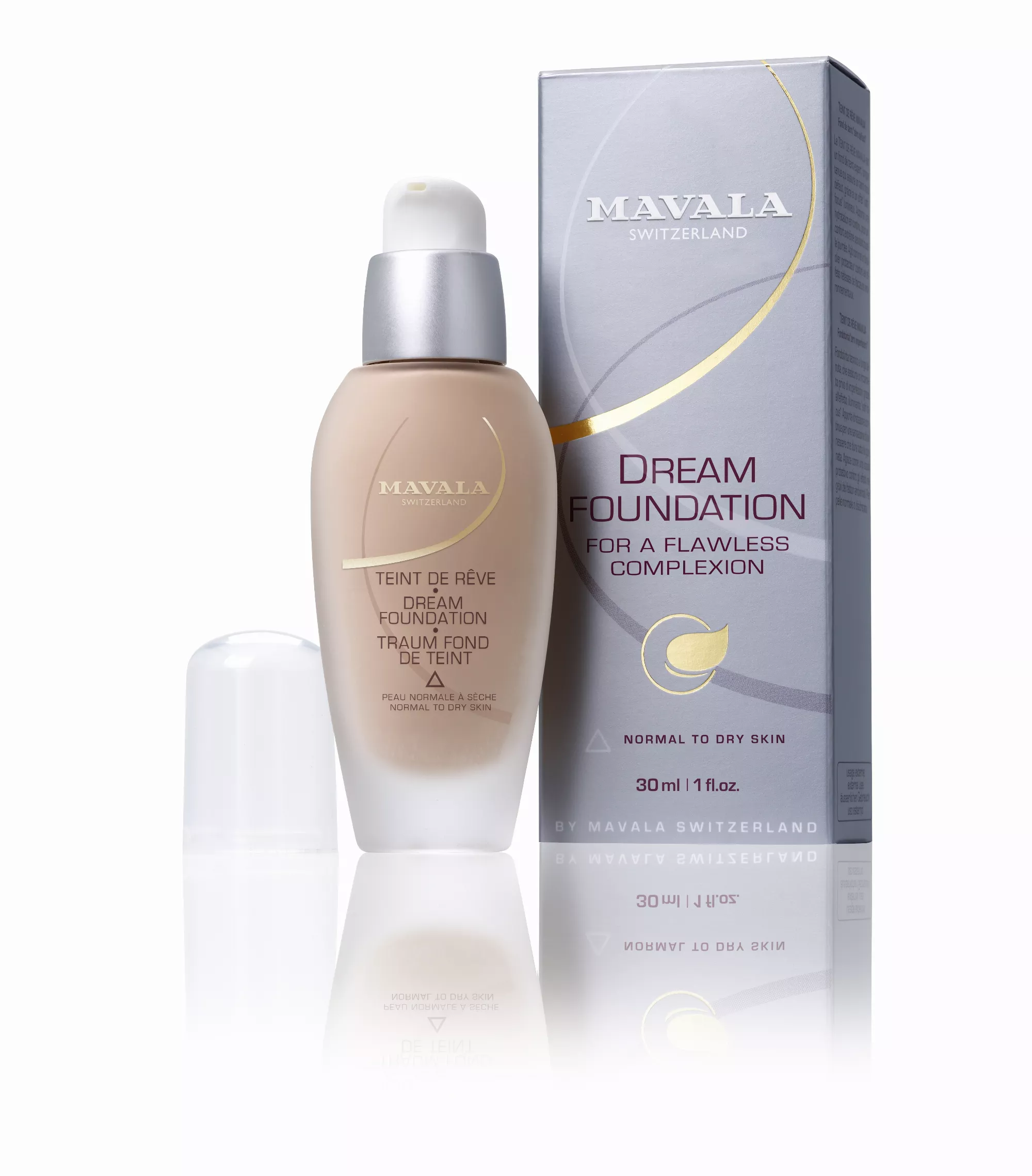 DREAM FOUNDATION - Creamy Beige  -  für einen makellosen Teint - "Weichzeichner " Effektes  - Vegan